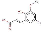 <span class='lighter'>2-HYDROXY-5-IODO-3-METHOXYCINNAMIC</span> ACID