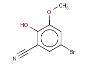 5-<span class='lighter'>溴</span>-2-羟基-3-<span class='lighter'>甲</span>氧基<span class='lighter'>苯</span><span class='lighter'>甲</span><span class='lighter'>腈</span>