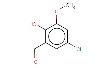 5-<span class='lighter'>氯</span>-2-<span class='lighter'>羟基</span>-3-甲氧基<span class='lighter'>苯</span><span class='lighter'>甲醛</span>