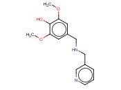 2,6-二甲氧基-4-{[(<span class='lighter'>吡啶</span>-3-<span class='lighter'>甲基</span>)<span class='lighter'>氨基</span>]<span class='lighter'>甲基</span>}苯酚