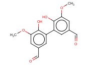 6,6'-<span class='lighter'>二</span>羟基-5,5'-<span class='lighter'>二甲</span>氧基-(1,1'-联苯-基)-3,3'-<span class='lighter'>二甲醛</span>