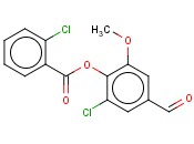 2-CHLORO-4-FORMYL-6-METHOXYPHENYL <span class='lighter'>2-CHLOROBENZOATE</span>