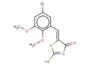 (5Z)-5-(5-BROMO-2,3-DIMETHOXYBENZYLIDENE)-2-THIOXO-1,3-THIAZOLIDIN-4-ONE