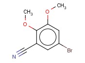 5-溴-2,3-二<span class='lighter'>甲</span>氧基<span class='lighter'>苯</span><span class='lighter'>甲</span><span class='lighter'>腈</span>