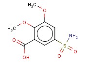 5-(<span class='lighter'>氨基</span>磺酰)-2,3-二<span class='lighter'>甲</span>氧<span class='lighter'>苯甲酸</span>