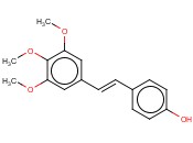 (E)-4'-羟基-3,4,5-三甲氧基二<span class='lighter'>苯乙烯</span>