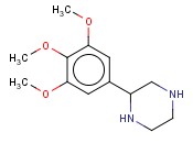 2-(3,4,5-TRIMETHOXY-PHENYL)-<span class='lighter'>PIPERAZINE</span>