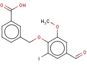 3-(4-FORMYL-2-IODO-6-METHOXYPHENOXYMETHYL)BENZOIC ACID