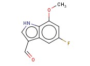 5-FLUORO-7-<span class='lighter'>METHOXYINDOLE</span>-3-CARBOXALDEHYDE