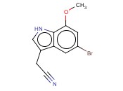 5-BROMO-7-<span class='lighter'>METHOXYINDOLE</span>-3-ACETONITRILE