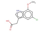 5-CHLORO-7-<span class='lighter'>METHOXYINDOLE</span>-3-ACETIC ACID