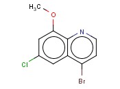 4-BROMO-6-CHLORO-8-METHOXYQUINOLINE