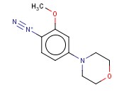 2-甲氧基-4-<span class='lighter'>吗</span><span class='lighter'>啉</span><span class='lighter'>基</span>重氮苯氯化锌盐