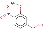 3-<span class='lighter'>甲</span><span class='lighter'>氧基</span>-4-硝基<span class='lighter'>苯</span><span class='lighter'>甲醇</span>
