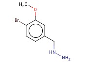 肼,[(4-溴-3-<span class='lighter'>甲</span><span class='lighter'>氧</span><span class='lighter'>苯基</span>)甲基]-
