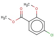 4-氯-2-<span class='lighter'>甲</span>氧基<span class='lighter'>苯甲酸</span><span class='lighter'>甲</span><span class='lighter'>酯</span>