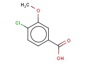 4-氯-3-甲<span class='lighter'>氧基</span><span class='lighter'>苯甲酸</span>