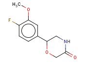 6-(4-FLUORO-3-METHOXY-PHENYL)-MORPHOLIN-3-ONE