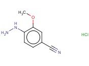 4-HYDRAZINYL-3-<span class='lighter'>METHOXYBENZONITRILE</span> HYDROCHLORIDE