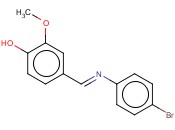 (E)-4-(((4-BROMOPHENYL)IMINO)METHYL)-2-METHOXYPHENOL
