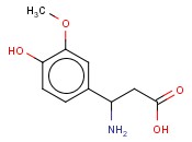 3-(4-hydroxy-3-methoxy-phenyl)-DL-beta-alanine