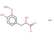 3-(4-羟基-3-<span class='lighter'>甲</span><span class='lighter'>氧</span><span class='lighter'>苯基</span>)乳酸钠