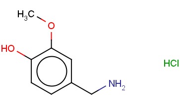 <span class='lighter'>4-HYDROXY-3-METHOXYBENZYLAMINE</span> <span class='lighter'>HYDROCHLORIDE</span>