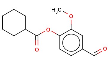 4-FORMYL-2-METHOXYPHENYL CYCLOHEXANECARBOXYLATE