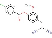 4-氯苯甲酸-[4-(2,2-二氰基乙烯基)-2-甲氧基]苯基酯