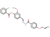 4-(2-(4-(ALLYLOXY)BENZOYL)CARBOHYDRAZONOYL)-2-METHOXYPHENYL <span class='lighter'>2-CHLOROBENZOATE</span>
