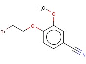 4-(2-BROMOETHOXY)-3-<span class='lighter'>METHOXYBENZONITRILE</span>