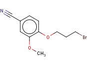 4-(3-BROMOPROPOXY)-3-<span class='lighter'>METHOXYBENZONITRILE</span>