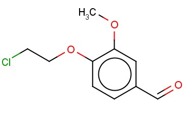 4-(2-氯<span class='lighter'>乙</span><span class='lighter'>氧基</span>)-3-甲<span class='lighter'>氧基</span><span class='lighter'>苯</span><span class='lighter'>甲醛</span>