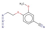 4-(2-AZIDOETHOXY)-3-<span class='lighter'>METHOXYBENZONITRILE</span>