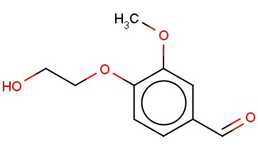 4-(2-羟乙<span class='lighter'>氧基</span>)-3-甲<span class='lighter'>氧基</span><span class='lighter'>苯</span><span class='lighter'>甲醛</span>