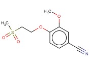 4-(2-METHANESULFONYLETHOXY)-3-<span class='lighter'>METHOXYBENZONITRILE</span>