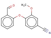 4-(2-FORMYLPHENOXY)-3-<span class='lighter'>METHOXYBENZONITRILE</span>