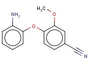 4-(2-AMINOPHENOXY)-3-<span class='lighter'>METHOXYBENZONITRILE</span>