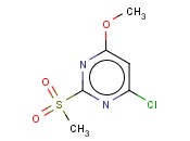 4-氯-6-<span class='lighter'>甲</span>氧基-2-<span class='lighter'>甲</span><span class='lighter'>磺</span><span class='lighter'>酰</span><span class='lighter'>基</span>嘧啶