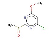 4-Chloro-2-methanesulfinyl-6-methoxy-pyrimidine