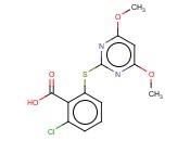 2-氯-6-(4,6-<span class='lighter'>二甲</span>氧嘧啶-2-<span class='lighter'>硫</span>基)苯甲酸