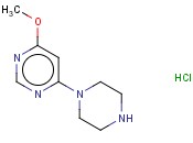 4-<span class='lighter'>甲</span>氧基-6-(1-哌嗪基)嘧啶<span class='lighter'>盐酸盐</span>