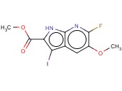 METHYL 6-FLUORO-3-IODO-5-METHOXY-1H-PYRROLO[2,3-B]PYRIDINE-2-CARBOXYLATE