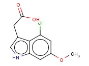 4-CHLORO-6-<span class='lighter'>METHOXYINDOLE</span>-3-ACETIC ACID