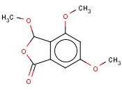 3,4,6-三甲<span class='lighter'>氧基</span>-1(3H)-<span class='lighter'>异</span><span class='lighter'>苯</span>并呋喃酮