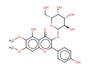 3-(BETA-D-吡喃半乳糖氧基)-5-羟基-2-(4-羟基苯基)-6,7-二甲氧基-4H-1-苯并呋喃-4-酮