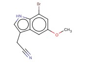 7-BROMO-5-<span class='lighter'>METHOXYINDOLE</span>-3-ACETONITRILE