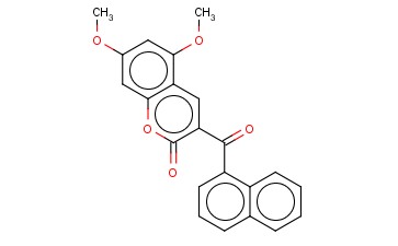 5,7-DIMETHOXY-3-(1-NAPHTHOYL)COUMARIN