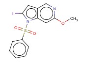 1-(PHENYLSULFONYL)-2-IODO-6-METHOXY-5-AZAINDOLE