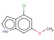 4-<span class='lighter'>氯</span>-6-甲氧基<span class='lighter'>吲哚</span>